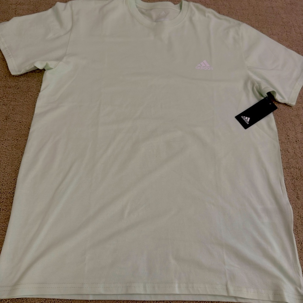 Adidas Men's Light Green Tee